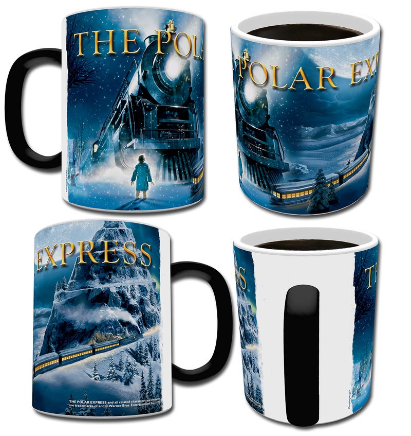 Morphing Mugs Polar Express (The Polar Express) Ceramic Mug, Black - Image 4